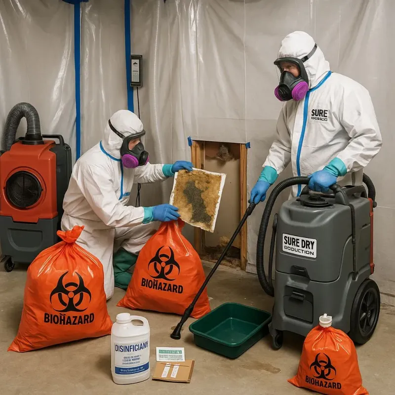 Contaminated Water Handling Protocols process in Antelope Valley-Crestview, WY